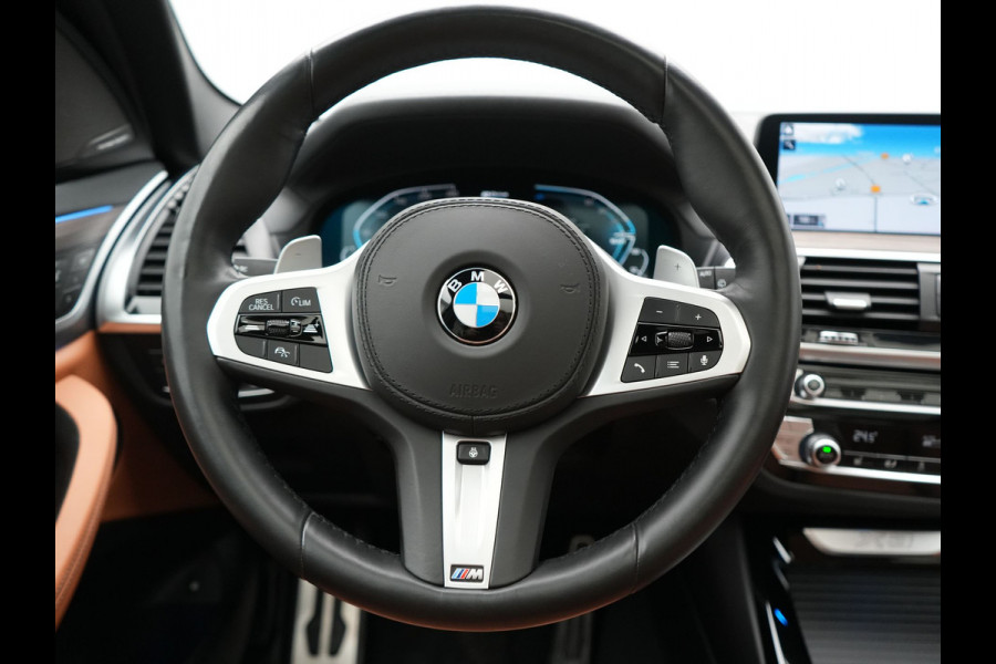 BMW X3 xDrive30e M Sport PHEV 293pk Dealer O.H. | Panodak | Adaptive Cruise | Head Up | 360 Camera | Harman / Kardon | Lederen Competition Stoelen Memory & Verewarmd | Stuur Verwarmd | Blis | Adaptive LED | Apple Carplay | Sfeerverlichting | Plug In Hybrid |