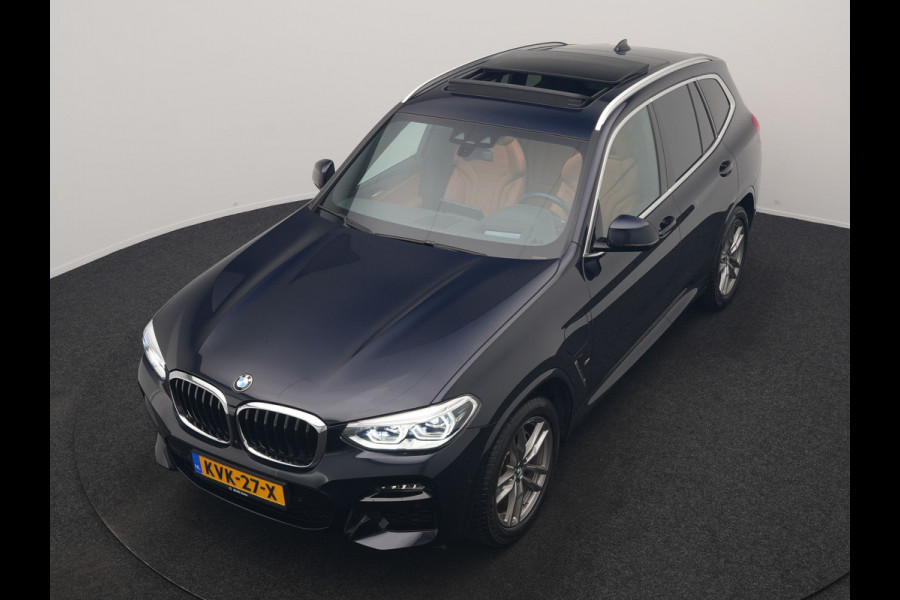 BMW X3 xDrive30e M Sport PHEV 293pk Dealer O.H. | Panodak | Adaptive Cruise | Head Up | 360 Camera | Harman / Kardon | Lederen Competition Stoelen Memory & Verewarmd | Stuur Verwarmd | Blis | Adaptive LED | Apple Carplay | Sfeerverlichting | Plug In Hybrid |