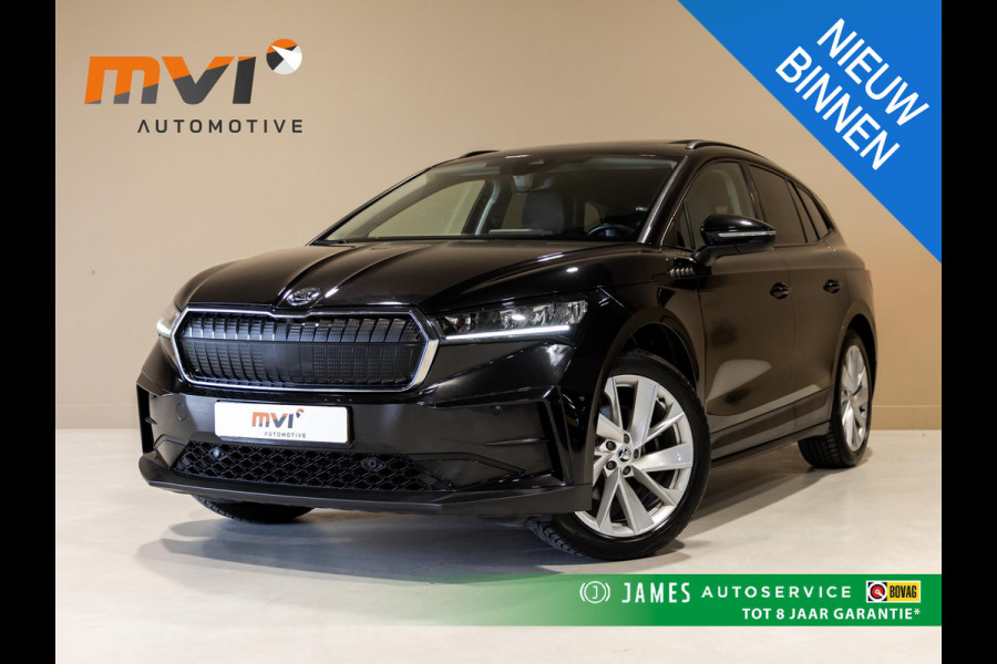 Škoda ENYAQ iV 60 SOH 91% / 180pk / Panorama dak / Trekhaak / Warmtepomp / Dodehoek herkenning /