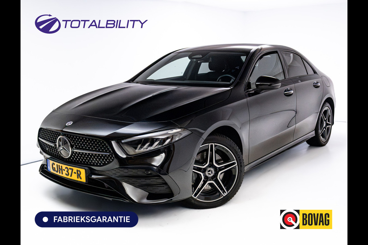 Mercedes-Benz A-Klasse 250 e Star Edition AMG Line Night Facelift | Adap. Cruise | Stoelverw. | Sfeerverlichting | Navigatie | App. connect | Camera, Dodehoek waarschuwing, All season banden