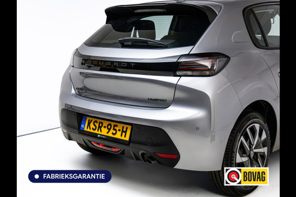 Peugeot 208 1.2 Hybrid 110 e-DCS6 Style | Tot 8 jaar garantie | Airco | Cruise | Apple Carplay / Android Auto Led, Pdc achter, Lane-assist, Verkeersborddetectie, Dab