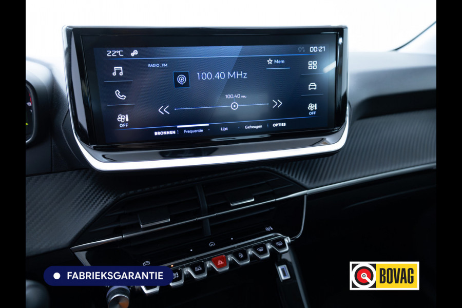 Peugeot 208 1.2 Hybrid 110 e-DCS6 Style | Tot 8 jaar garantie | Airco | Cruise | Apple Carplay / Android Auto Led, Pdc achter, Lane-assist, Verkeersborddetectie, Dab