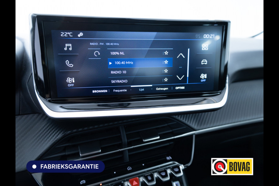 Peugeot 208 1.2 Hybrid 110 e-DCS6 Style | Tot 8 jaar garantie | Airco | Cruise | Apple Carplay / Android Auto Led, Pdc achter, Lane-assist, Verkeersborddetectie, Dab