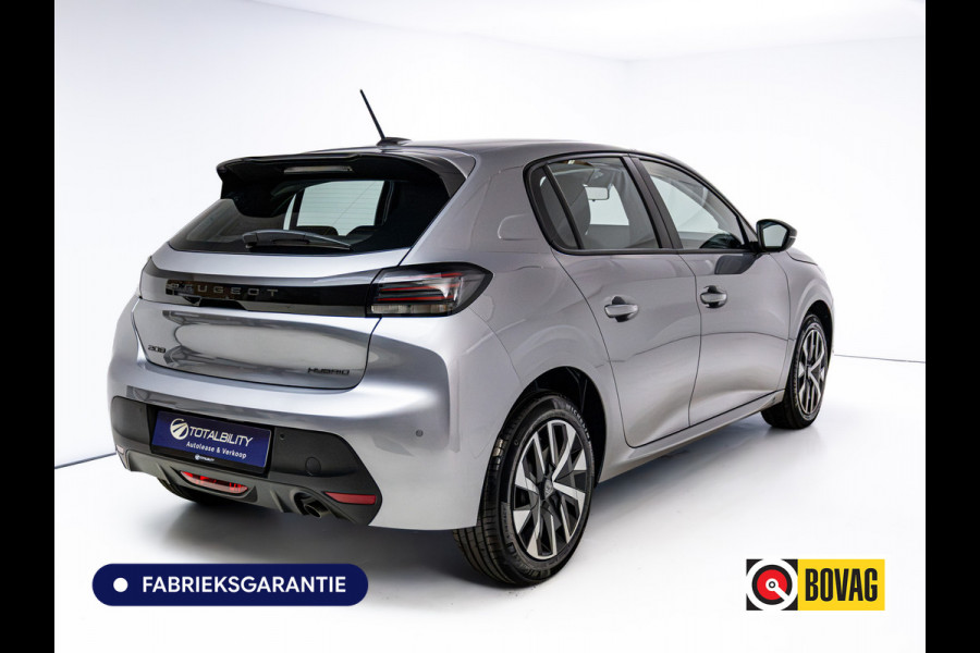 Peugeot 208 1.2 Hybrid 110 e-DCS6 Style | Tot 8 jaar garantie | Airco | Cruise | Apple Carplay / Android Auto Led, Pdc achter, Lane-assist, Verkeersborddetectie, Dab