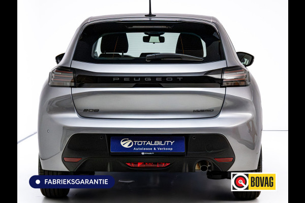 Peugeot 208 1.2 Hybrid 110 e-DCS6 Style | Tot 8 jaar garantie | Airco | Cruise | Apple Carplay / Android Auto Led, Pdc achter, Lane-assist, Verkeersborddetectie, Dab