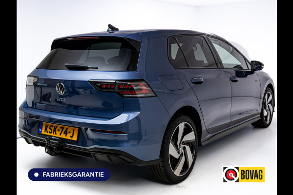 Volkswagen Golf 1.5 eHybrid GTE 272PK | Pano | Leer | Stoelkoeling | Stoel-Stuurverwarming | Elec. trekhaak | Travel assist | IQ-Drive | IQ-Led | Black-style | Memorystoel | Adaptive Cruise | Head-Up | Keyless | Sfeerverlichting | DCC |