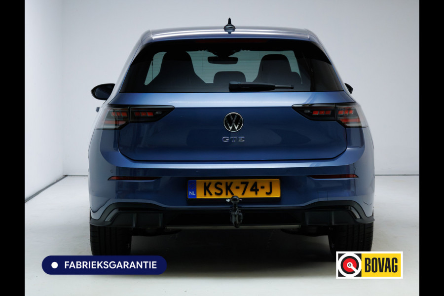 Volkswagen Golf 1.5 eHybrid GTE 272PK | Pano | Leer | Stoelkoeling | Stoel-Stuurverwarming | Elec. trekhaak | Travel assist | IQ-Drive | IQ-Led | Black-style | Memorystoel | Adaptive Cruise | Head-Up | Keyless | Sfeerverlichting | DCC |