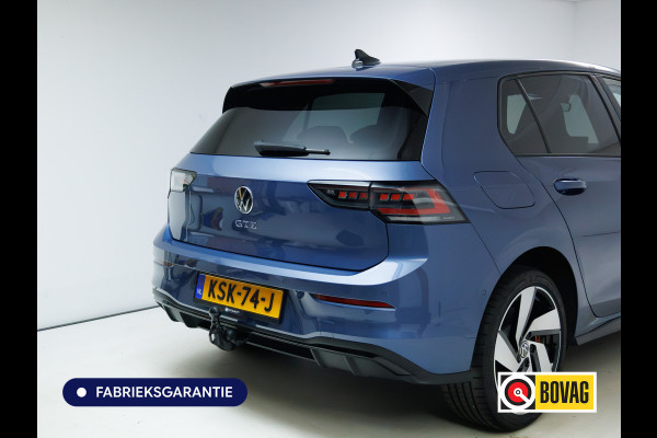 Volkswagen Golf 1.5 eHybrid GTE 272PK | Pano | Leer | Stoelkoeling | Stoel-Stuurverwarming | Elec. trekhaak | Travel assist | IQ-Drive | IQ-Led | Black-style | Memorystoel | Adaptive Cruise | Head-Up | Keyless | Sfeerverlichting | DCC |