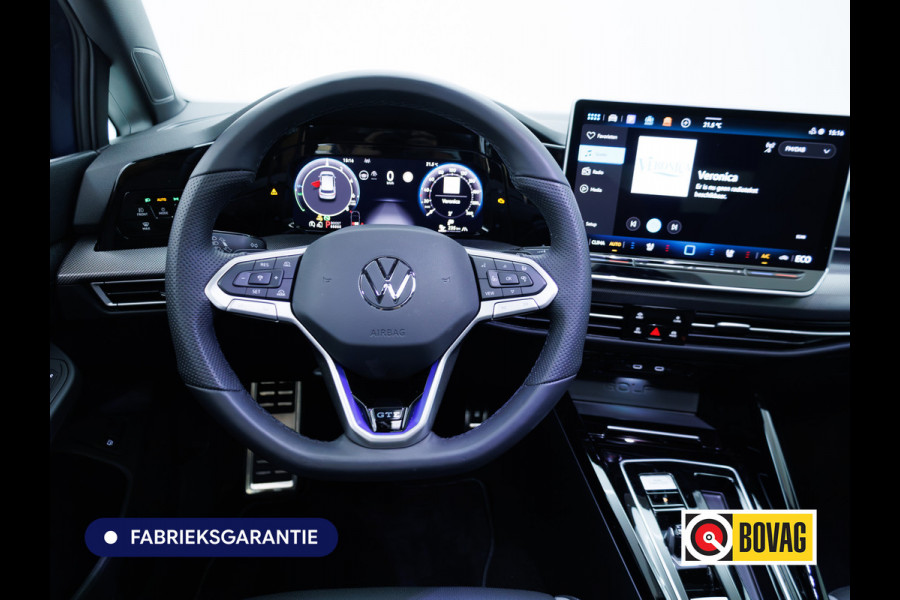 Volkswagen Golf 1.5 eHybrid GTE 272PK | Pano | Leer | Stoelkoeling | Stoel-Stuurverwarming | Elec. trekhaak | Travel assist | IQ-Drive | IQ-Led | Black-style | Memorystoel | Adaptive Cruise | Head-Up | Keyless | Sfeerverlichting | DCC |