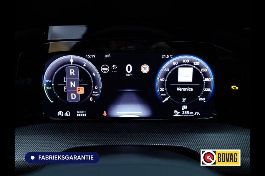Volkswagen Golf 1.5 eHybrid GTE 272PK | Pano | Leer | Stoelkoeling | Stoel-Stuurverwarming | Elec. trekhaak | Travel assist | IQ-Drive | IQ-Led | Black-style | Memorystoel | Adaptive Cruise | Head-Up | Keyless | Sfeerverlichting | DCC |