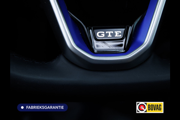 Volkswagen Golf 1.5 eHybrid GTE 272PK | Pano | Leer | Stoelkoeling | Stoel-Stuurverwarming | Elec. trekhaak | Travel assist | IQ-Drive | IQ-Led | Black-style | Memorystoel | Adaptive Cruise | Head-Up | Keyless | Sfeerverlichting | DCC |