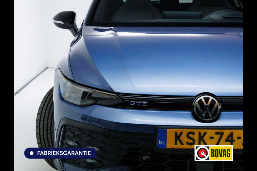 Volkswagen Golf 1.5 eHybrid GTE 272PK | Pano | Leer | Stoelkoeling | Stoel-Stuurverwarming | Elec. trekhaak | Travel assist | IQ-Drive | IQ-Led | Black-style | Memorystoel | Adaptive Cruise | Head-Up | Keyless | Sfeerverlichting | DCC |