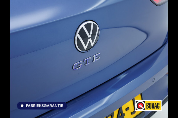 Volkswagen Golf 1.5 eHybrid GTE 272PK | Pano | Leer | Stoelkoeling | Stoel-Stuurverwarming | Elec. trekhaak | Travel assist | IQ-Drive | IQ-Led | Black-style | Memorystoel | Adaptive Cruise | Head-Up | Keyless | Sfeerverlichting | DCC |