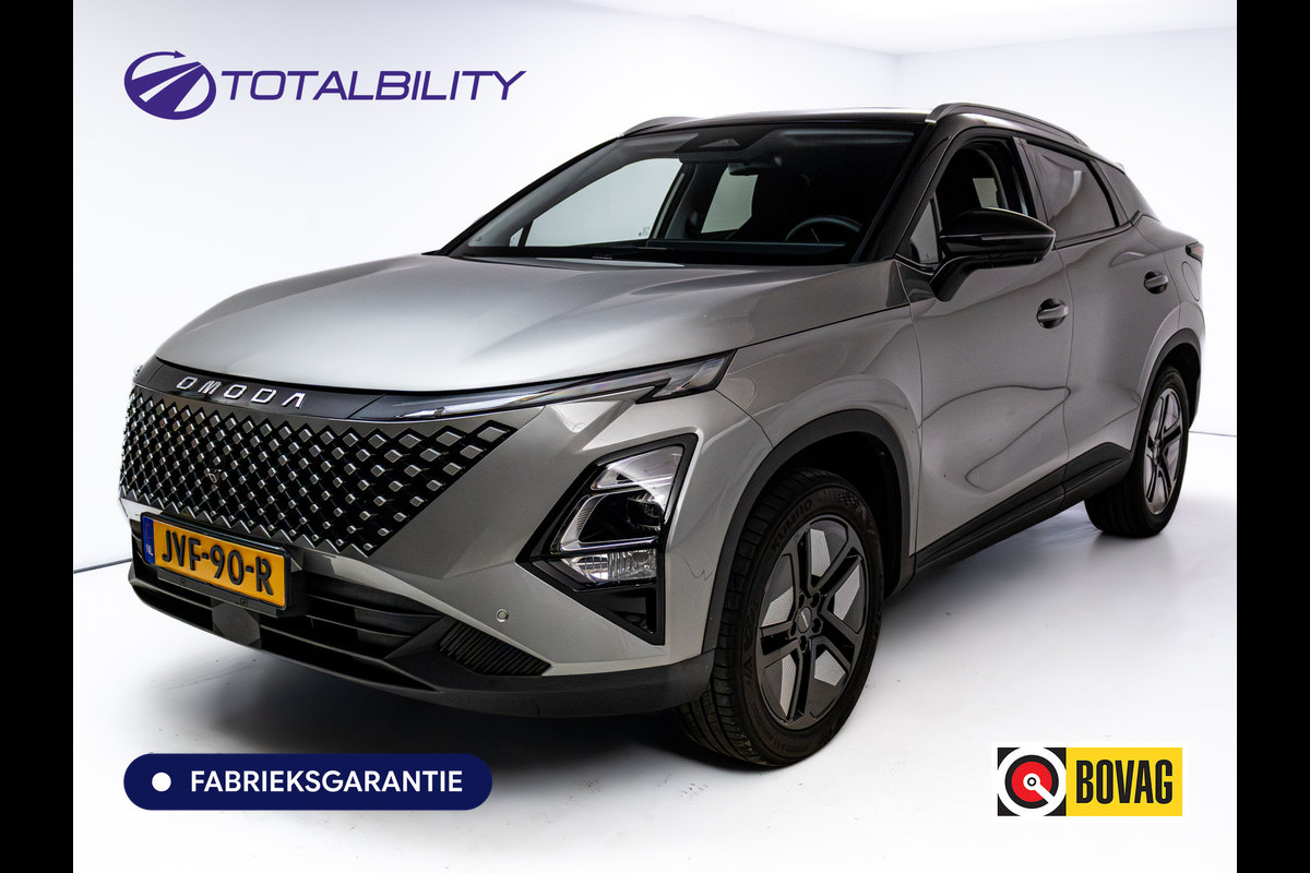 Omoda 5 1.6 T-GDi SHS-H Premium | afn. Trekhaak | Panodak | 360 Camera | Sony Audio |Leer | Stoel/stuur verwarming & Koeling 7 jaar / 150000 km garantie, app. connect, draadloze telefoonlader, Elec. verstelbare stoelen