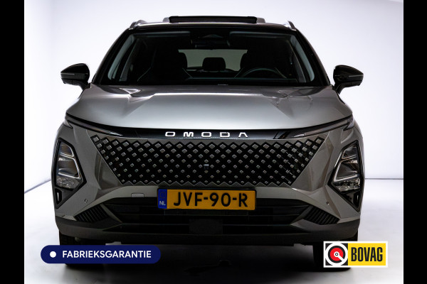 Omoda 5 1.6 T-GDi SHS-H Premium | afn. Trekhaak | Panodak | 360 Camera | Sony Audio |Leer | Stoel/stuur verwarming & Koeling 7 jaar / 150000 km garantie, app. connect, draadloze telefoonlader, Elec. verstelbare stoelen