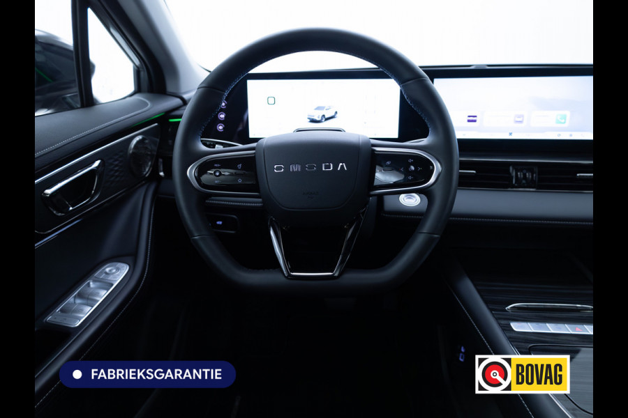 Omoda 5 1.6 T-GDi SHS-H Premium | afn. Trekhaak | Panodak | 360 Camera | Sony Audio |Leer | Stoel/stuur verwarming & Koeling 7 jaar / 150000 km garantie, app. connect, draadloze telefoonlader, Elec. verstelbare stoelen