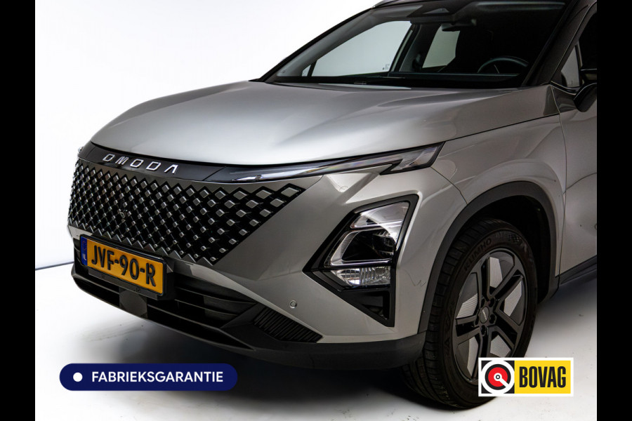 Omoda 5 1.6 T-GDi SHS-H Premium | afn. Trekhaak | Panodak | 360 Camera | Sony Audio |Leer | Stoel/stuur verwarming & Koeling 7 jaar / 150000 km garantie, app. connect, draadloze telefoonlader, Elec. verstelbare stoelen