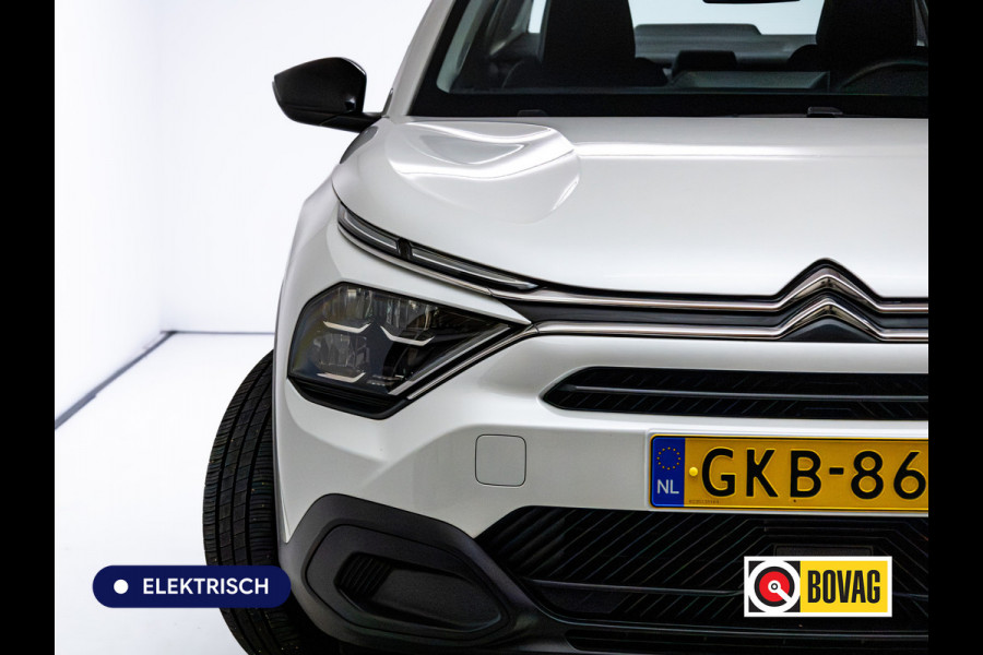 Citroën Ë-C4 X You 50 kWh 136 PK | Full led | Snellader | Apple carplay / Android auto | Cruise control | Camera | Rijklaar | Zwarte spiegels, 18"LMV, Metallic lak