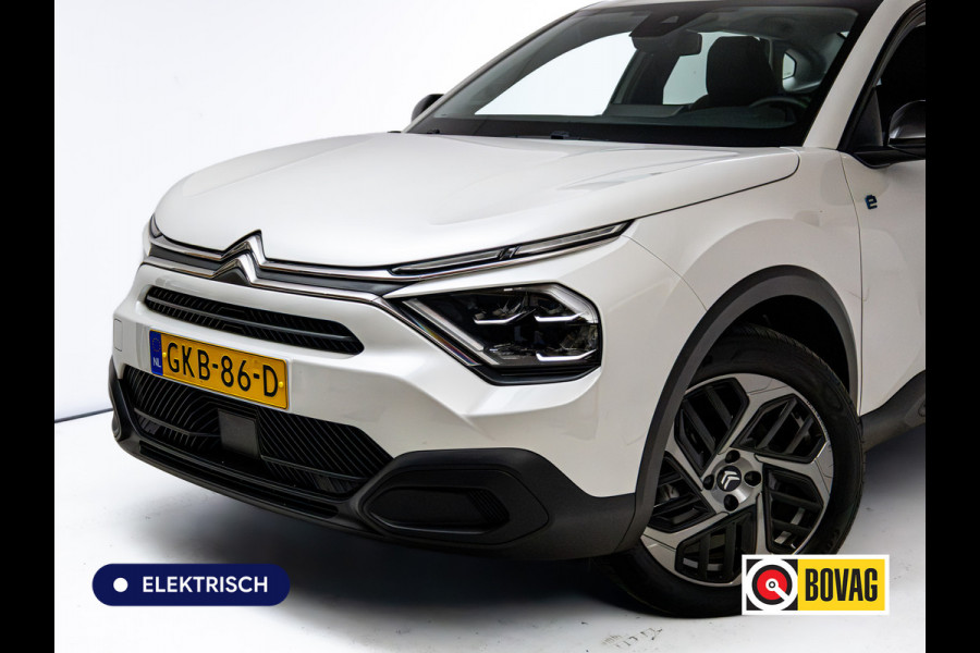 Citroën Ë-C4 X You 50 kWh 136 PK | Full led | Snellader | Apple carplay / Android auto | Cruise control | Camera | Rijklaar | Zwarte spiegels, 18"LMV, Metallic lak