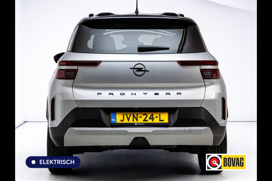 Opel Frontera Electric GS 44 kWh | Stoel- Stuur- & voorruitverw. | Camera | PDC V+A | Cruise | Rijklaarprijs, tot 8 jaar garantie! | Two Tone, 17" LMV, Navigatie, Dode hoek detectie, Carplay, Technologie GS pakket, NL auto