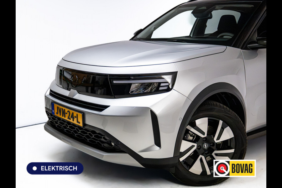 Opel Frontera Electric GS 44 kWh | Stoel- Stuur- & voorruitverw. | Camera | PDC V+A | Cruise | Rijklaarprijs, tot 8 jaar garantie! | Two Tone, 17" LMV, Navigatie, Dode hoek detectie, Carplay, Technologie GS pakket, NL auto