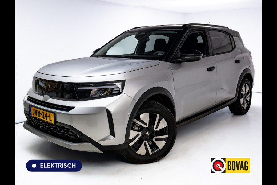 Opel Frontera Electric GS 44 kWh | Stoel- Stuur- & voorruitverw. | Camera | PDC V+A | Cruise | Rijklaarprijs, tot 8 jaar garantie! | Two Tone, 17" LMV, Navigatie, Dode hoek detectie, Carplay, Technologie GS pakket, NL auto