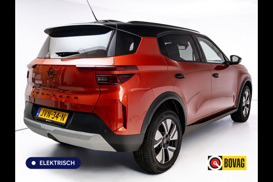 Opel Frontera Electric GS 44 kWh | Stoel- Stuur- & voorruitverw. | Camera | PDC V+A | Cruise | Rijklaarprijs, tot 8 jaar garantie! | Two Tone, 17" LMV, Navigatie, Dode hoek detectie, Carplay, Technologie GS pakket, NL auto