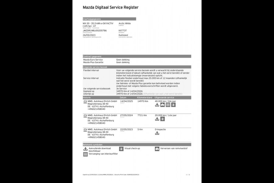 Mazda MX-30 E-SkyActiv 145 Advantage 36 kWh | Navi, Camera, ACC, Memory, Stoelverw., Carplay/Android | 4 Seizoensbanden | Dealeroh