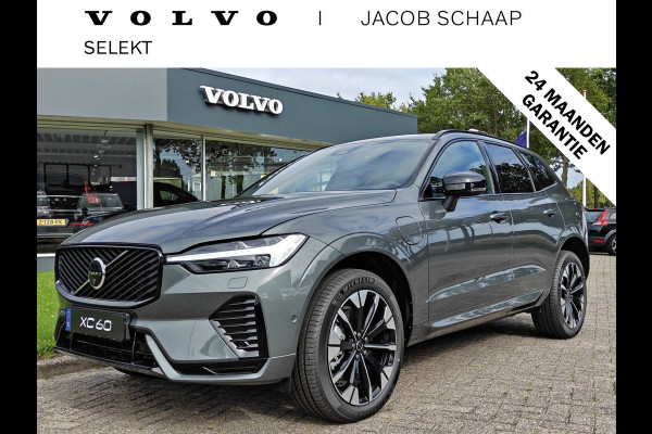 Volvo XC60 T6 Plug-in hybrid AWD Ultra Dark | Executive | HUD | Luchtvering | H&K | Stoel ventilatie | Massage | 21"| Schuif/Kanteldak |