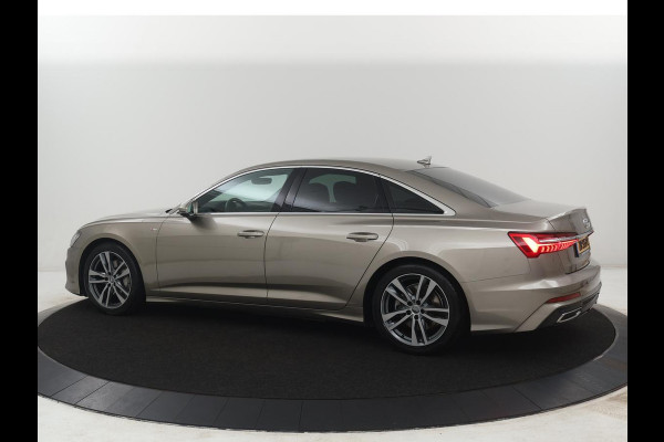 Audi A6 Limousine 45 TFSI Sport S line edition | Half Leder | Memory | Stoelverwarming | Virtual Dashboard | Carplay | Cruise control | Navigatie | Camera | Park assist | Memory | Full LED |
