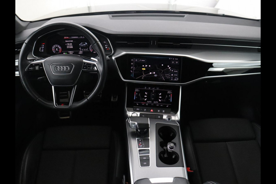 Audi A6 Limousine 45 TFSI Sport S line edition | Half Leder | Memory | Stoelverwarming | Virtual Dashboard | Carplay | Cruise control | Navigatie | Camera | Park assist | Memory | Full LED |