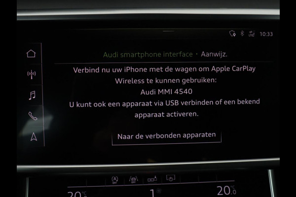 Audi A6 Limousine 45 TFSI Sport S line edition | Half Leder | Memory | Stoelverwarming | Virtual Dashboard | Carplay | Cruise control | Navigatie | Camera | Park assist | Memory | Full LED |