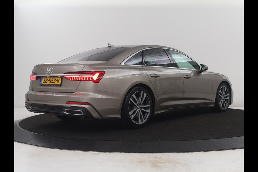 Audi A6 Limousine 45 TFSI Sport S line edition | Half Leder | Memory | Stoelverwarming | Virtual Dashboard | Carplay | Cruise control | Navigatie | Camera | Park assist | Memory | Full LED |