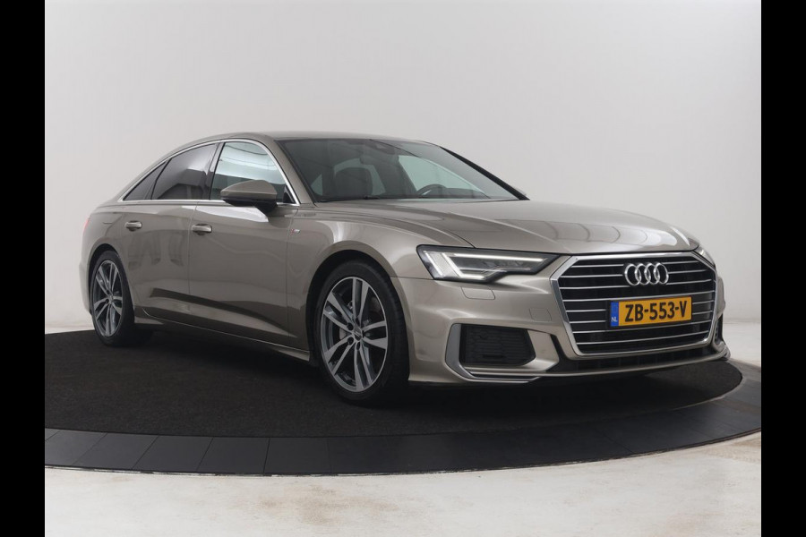 Audi A6 Limousine 45 TFSI Sport S line edition | Half Leder | Memory | Stoelverwarming | Virtual Dashboard | Carplay | Cruise control | Navigatie | Camera | Park assist | Memory | Full LED |