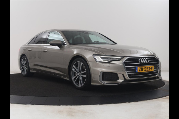 Audi A6 Limousine 45 TFSI Sport S line edition | Half Leder | Memory | Stoelverwarming | Virtual Dashboard | Carplay | Cruise control | Navigatie | Camera | Park assist | Memory | Full LED |