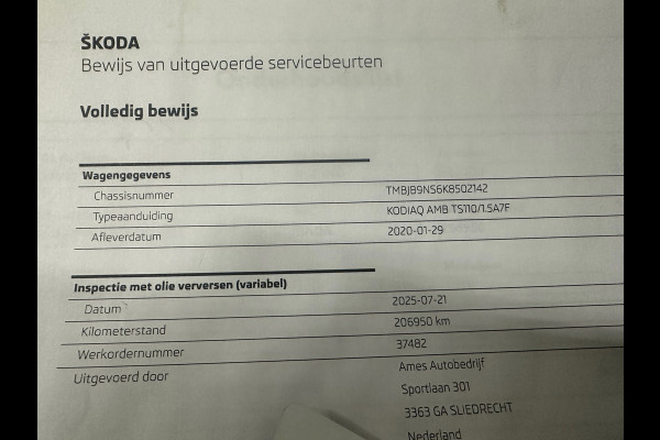 Škoda Kodiaq 1.5 TSI Business Edition DealerOnderh|Trekhaak|CAM|
