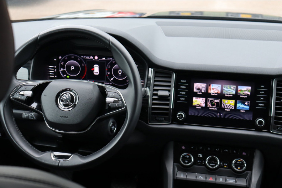 Škoda Kodiaq 1.5 TSI Bus.Ed. Plus 7persoons El.klep+trekhaak camera Digitaal-dashboard h.leer+vw