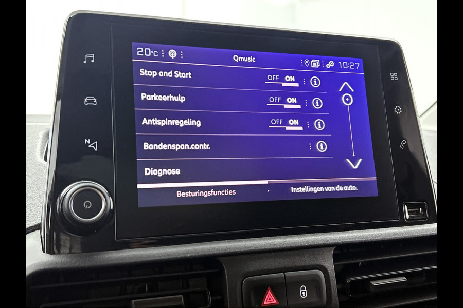 Peugeot Partner 1.2 Benzine 111PK Euro6 Premium / Airco / Navigatie / Cruise-ctr. / Schuifdeur + Raam / Radio multimedia / Apk 06-2027