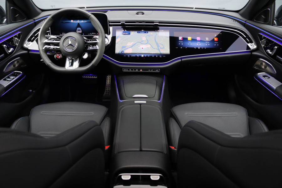 Mercedes-Benz E-Klasse AMG 53 4MATIC+ Premium | 612pk | Hyperscreen | Achterasbesturing | Distronic+ | Burmester | HUD | Digital Light | Stoelventilatie | Surround Camera | Keyless Go | Soft-Close | Dynamic Plus-pakket |
