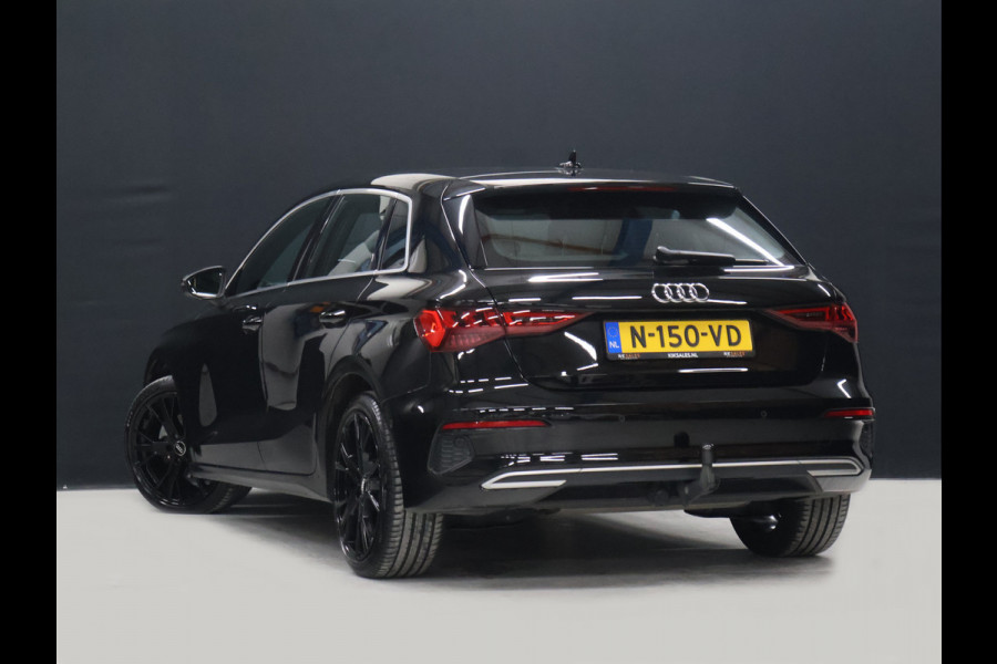 Audi A3 Sportback 35 TFSI Advanced edition [TREKHAAK AFNEEMBAAR, APPLE CARPLAY, ANDROID, ADAPTIVE CRUISE CONTROL, DIGITAL DASH, PDC V+A, ELEKTRISCHE ACHTERKLEP, NAVIGATIE, BLUETOOTH, LED, NIEUWSTAAT]