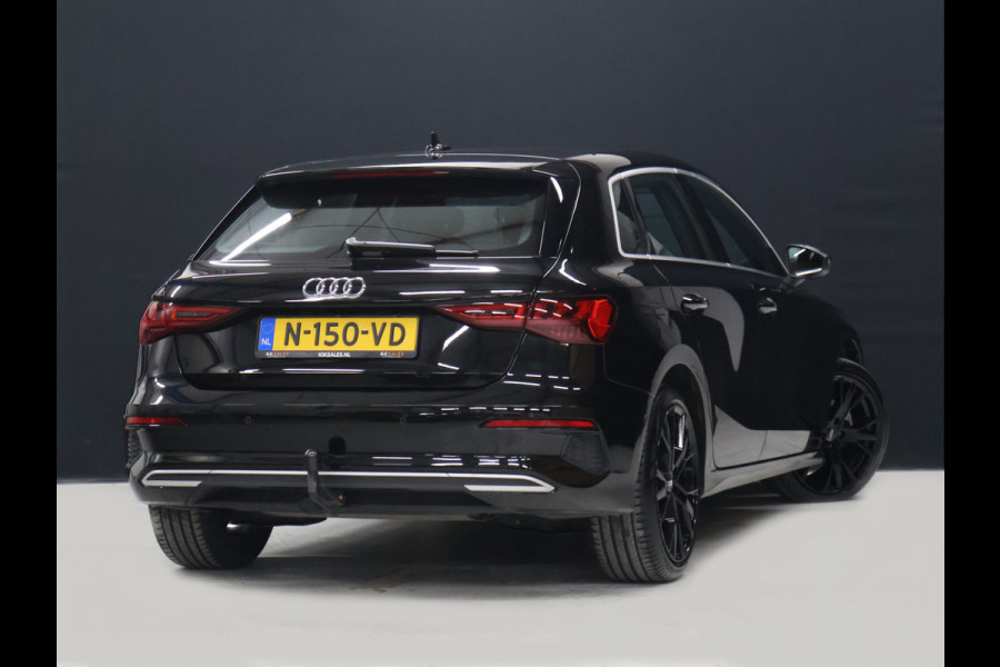 Audi A3 Sportback 35 TFSI Advanced edition [TREKHAAK AFNEEMBAAR, APPLE CARPLAY, ANDROID, ADAPTIVE CRUISE CONTROL, DIGITAL DASH, PDC V+A, ELEKTRISCHE ACHTERKLEP, NAVIGATIE, BLUETOOTH, LED, NIEUWSTAAT]