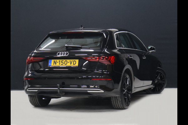 Audi A3 Sportback 35 TFSI Advanced edition [TREKHAAK AFNEEMBAAR, APPLE CARPLAY, ANDROID, ADAPTIVE CRUISE CONTROL, DIGITAL DASH, PDC V+A, ELEKTRISCHE ACHTERKLEP, NAVIGATIE, BLUETOOTH, LED, NIEUWSTAAT]