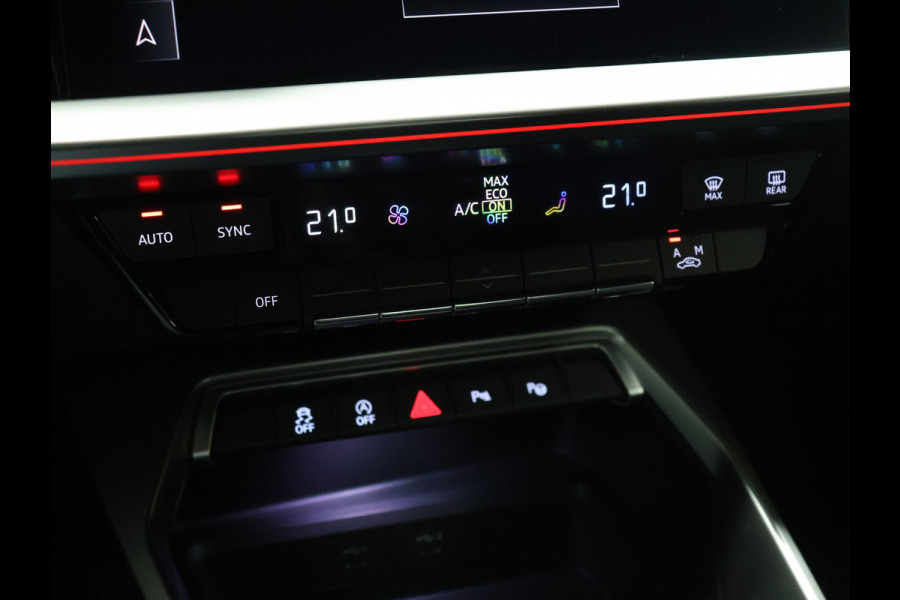 Audi A3 Sportback 35 TFSI Advanced edition [TREKHAAK AFNEEMBAAR, APPLE CARPLAY, ANDROID, ADAPTIVE CRUISE CONTROL, DIGITAL DASH, PDC V+A, ELEKTRISCHE ACHTERKLEP, NAVIGATIE, BLUETOOTH, LED, NIEUWSTAAT]