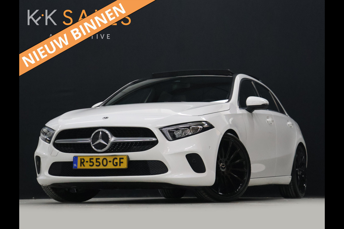 Mercedes-Benz A-Klasse 200 Business Solution [SCHUIFKANTELDAK, SFEERVERLICHTING, STOELVERWARMING, CAMERA, HALF LEDER, CRUISE, PDC V+A, BLUETOOTH, CLIMATE, NIEUWSTAAT]