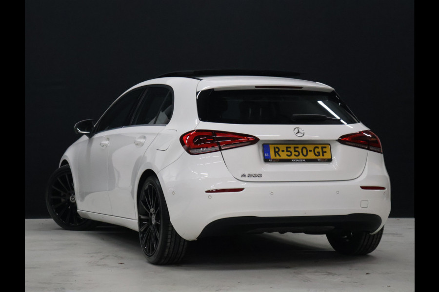 Mercedes-Benz A-Klasse 200 Business Solution [SCHUIFKANTELDAK, SFEERVERLICHTING, STOELVERWARMING, CAMERA, HALF LEDER, CRUISE, PDC V+A, BLUETOOTH, CLIMATE, NIEUWSTAAT]