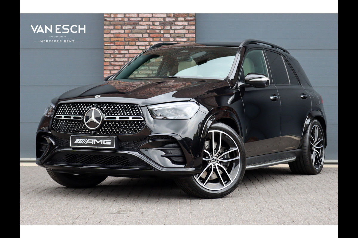 Mercedes-Benz GLE 400 e 4MATIC AMG Line | Luchtvering | Distronic | Burmester | Verwarmd Stuurwiel | Panoramadak | Trekhaak | Stoelverwarming V+A | Augmented Reality | Surround Camera |