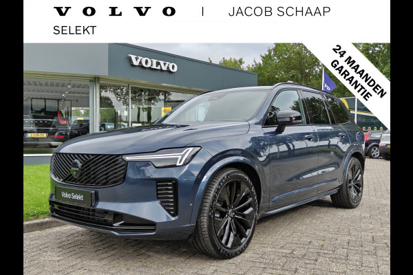 Volvo XC90 T8 405PK AWD Ultra Black Edition Plug-in hybrid | BLIS | Luchtvering | Trekhaak | B&W | Elektr. Stoelen | ACC | HUD | Pano |