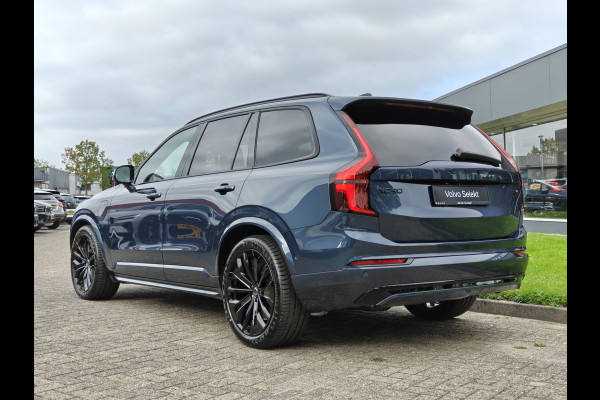 Volvo XC90 T8 405PK AWD Ultra Black Edition Plug-in hybrid | BLIS | Luchtvering | Trekhaak | B&W | Elektr. Stoelen | ACC | HUD | Pano |
