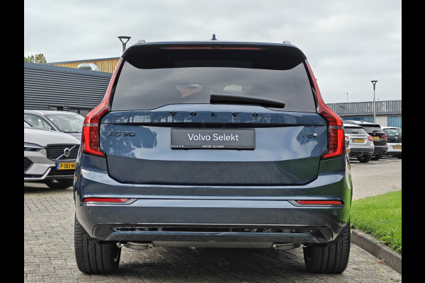 Volvo XC90 T8 405PK AWD Ultra Black Edition Plug-in hybrid | BLIS | Luchtvering | Trekhaak | B&W | Elektr. Stoelen | ACC | HUD | Pano |