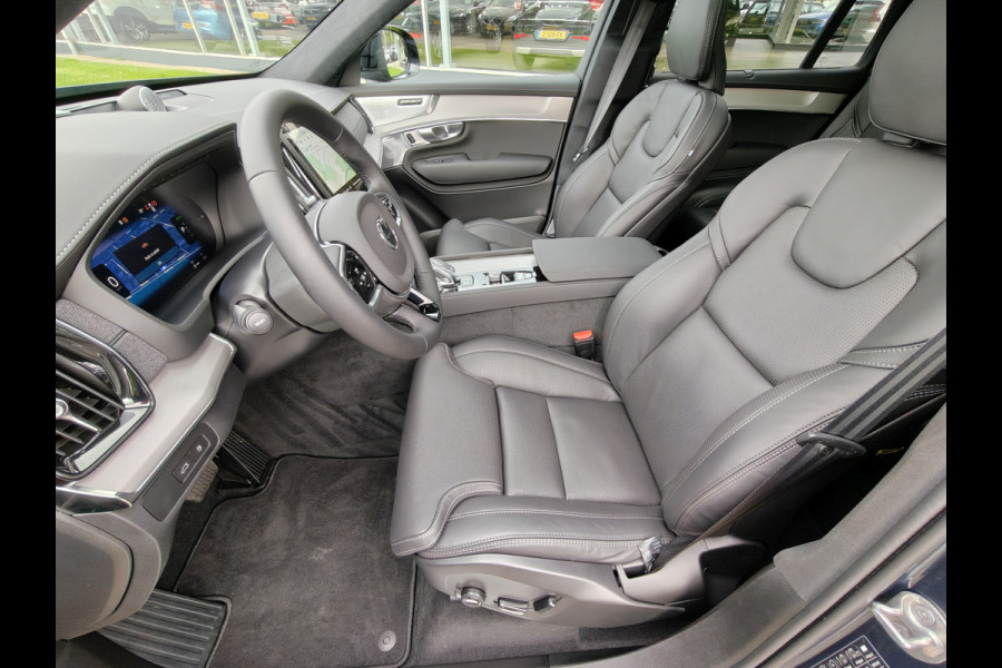 Volvo XC90 T8 405PK AWD Ultra Black Edition Plug-in hybrid | BLIS | Luchtvering | Trekhaak | B&W | Elektr. Stoelen | ACC | HUD | Pano |